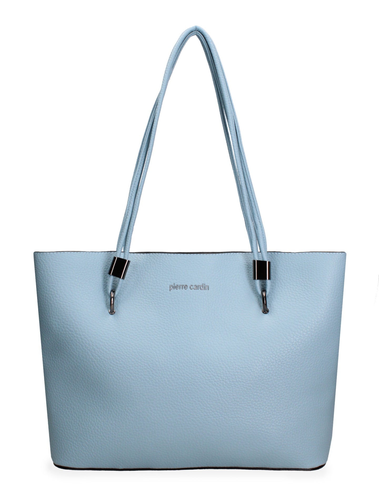 Borsa a Spalla in Pelle Vegana Blu Jeans Pierre Cardin