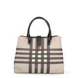 Borsa a Mano in Polyester Grigio Pierre Cardin