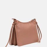 Borsa a mano in Pelle Vegana Nude