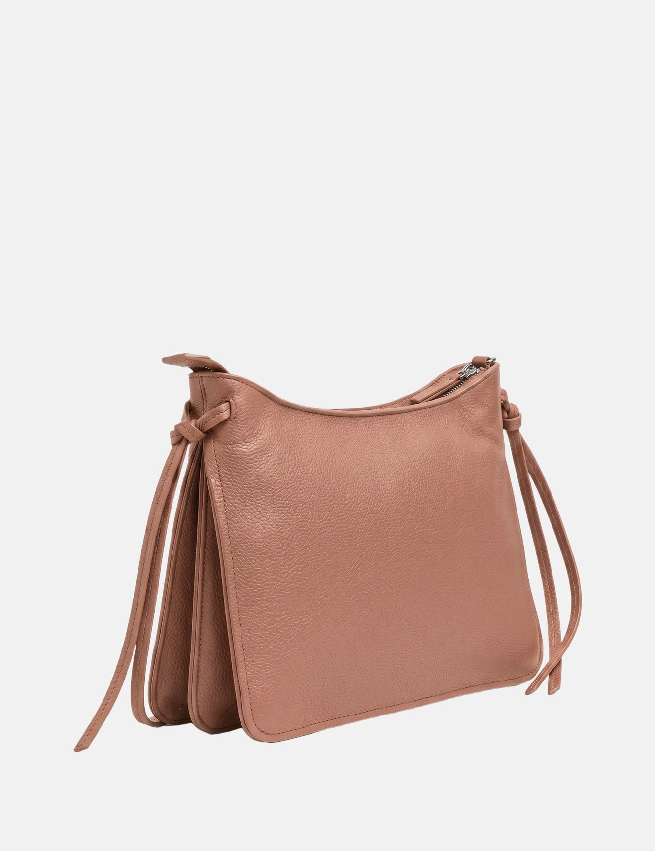 Borsa a mano in Pelle Vegana Nude