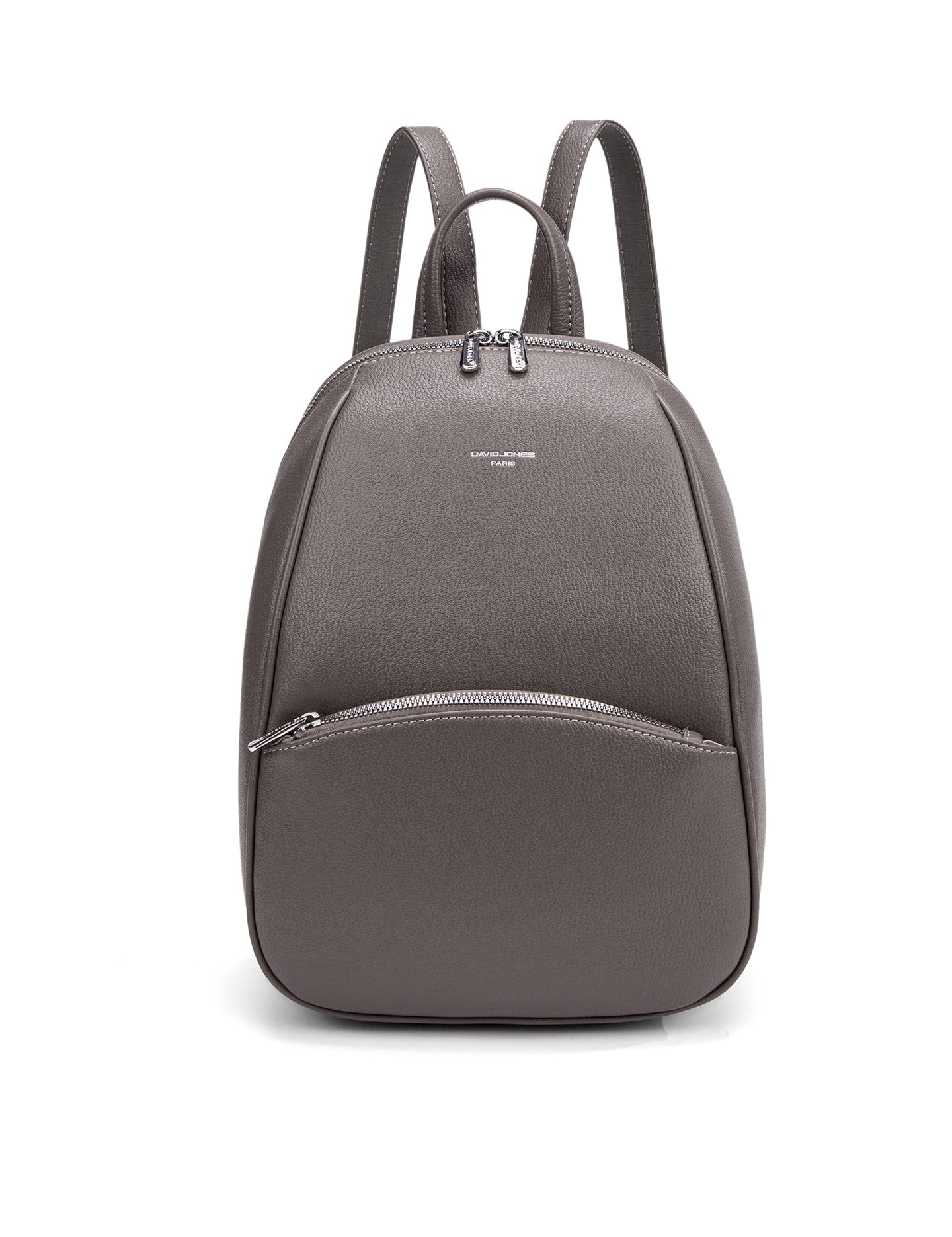 Zaino in 100% Pu Vegan Leather Grigio