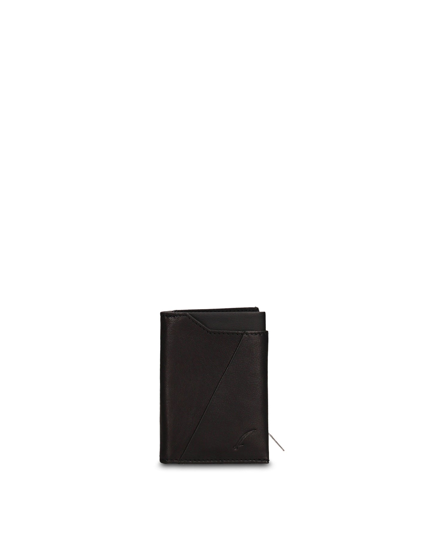 Portafoglio in Vera Pelle Nero