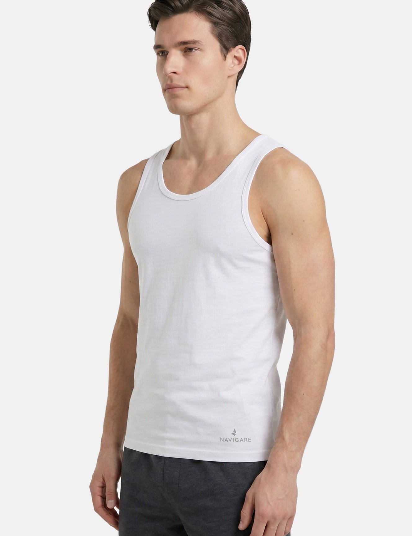 Gilet in Cotone Bianco