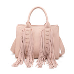 Borsa a Mano in Polyurethane Rosa