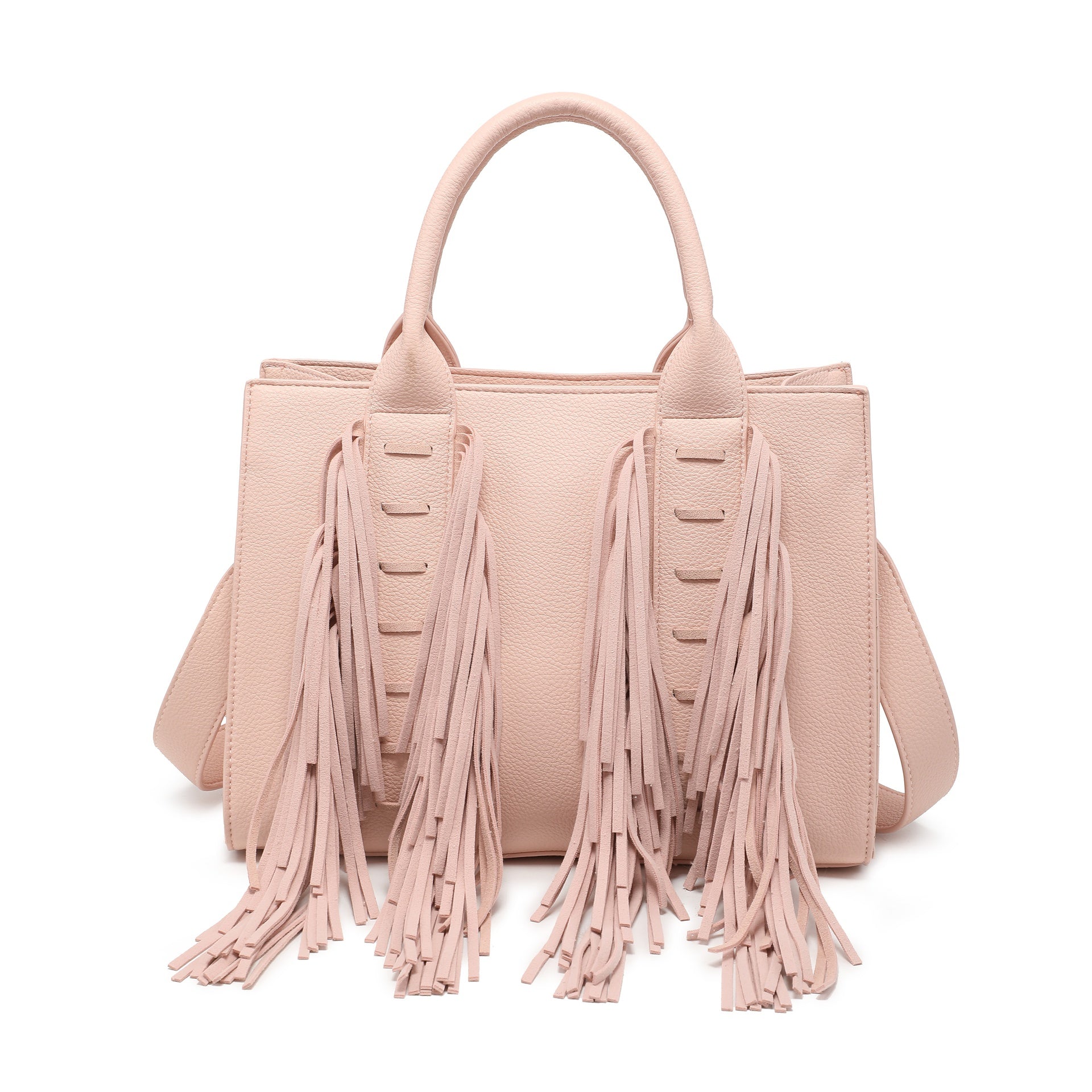 Borsa a Mano in Polyurethane Rosa
