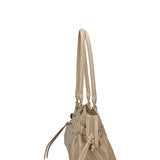 Borsa a Mano in Vera Pelle Cappuccino