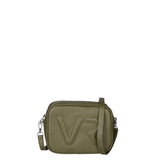 Borsa a Tracolla in Dollaro Leather Verde