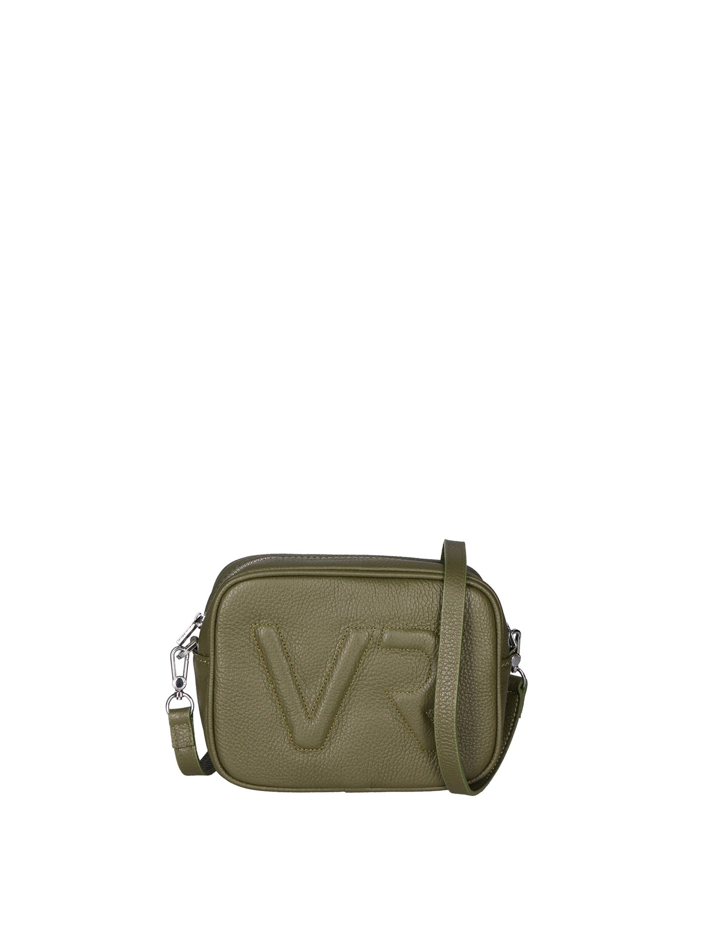 Borsa a Tracolla in Dollaro Leather Verde