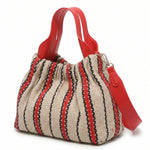 Borsa Shopper in Cotone Rosso