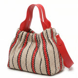 Borsa Shopper in Cotone Rosso