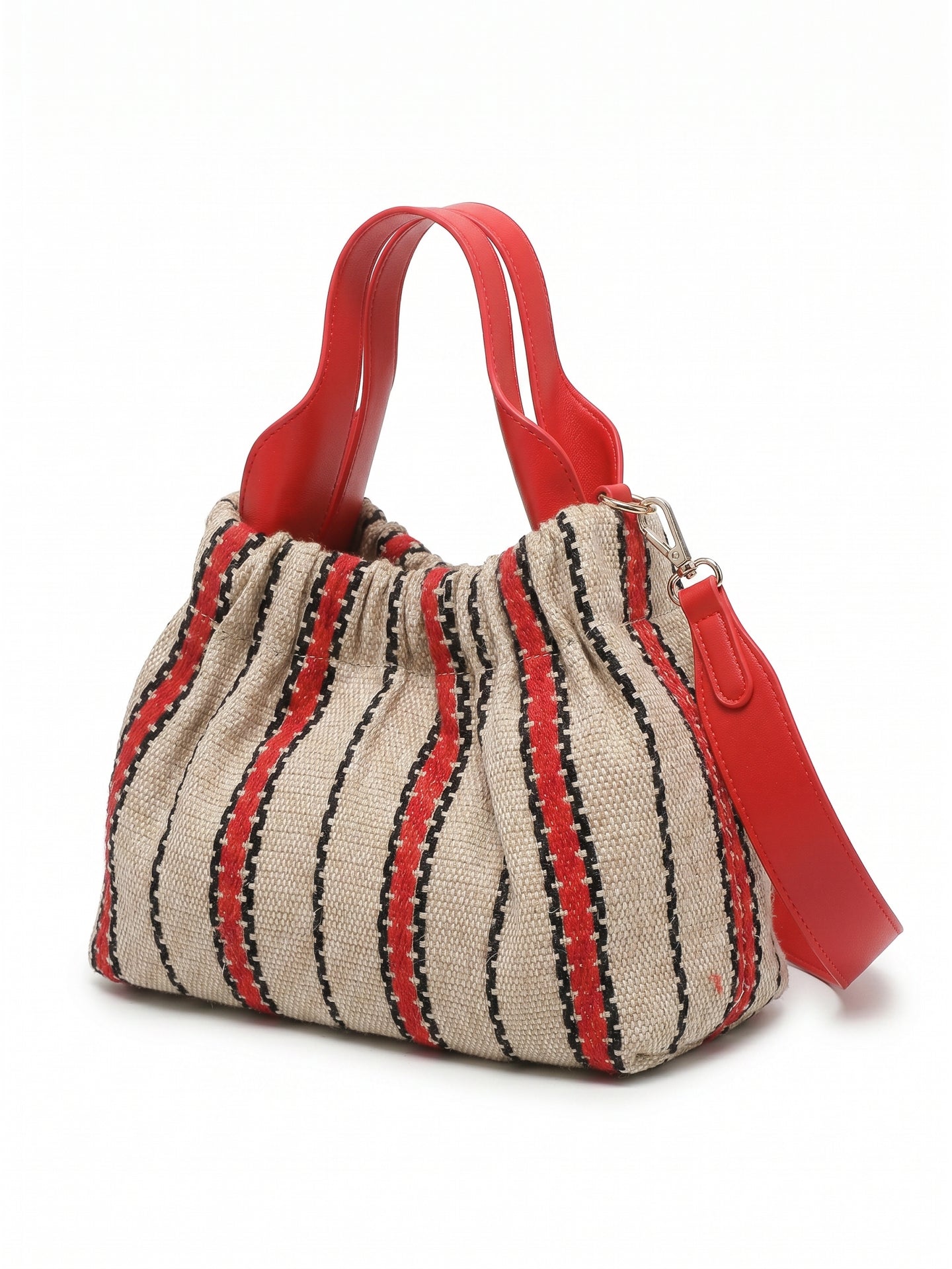 Borsa Shopper in Cotone Rosso