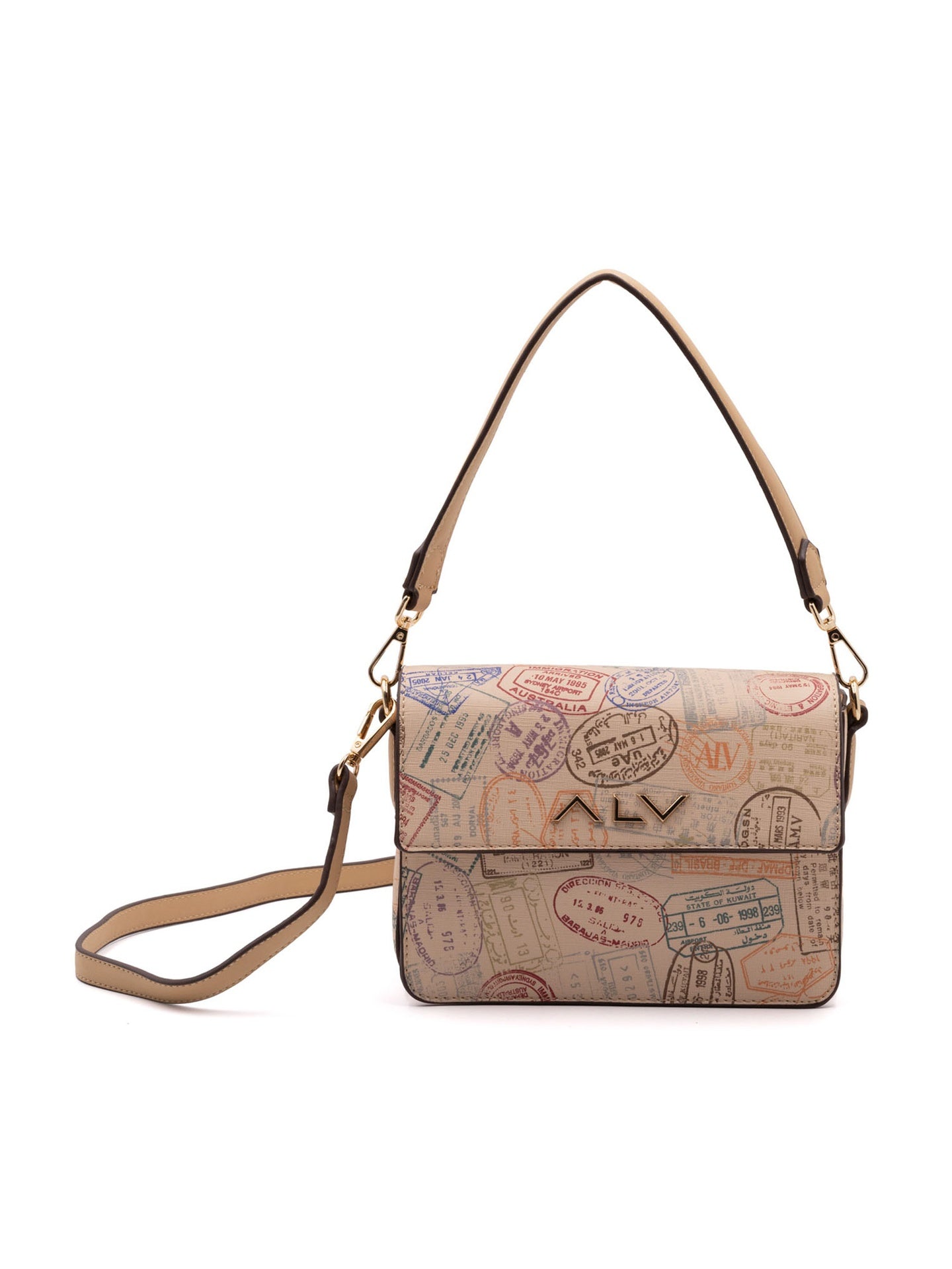 Borsa A Spalla da donna ALV - Beige
