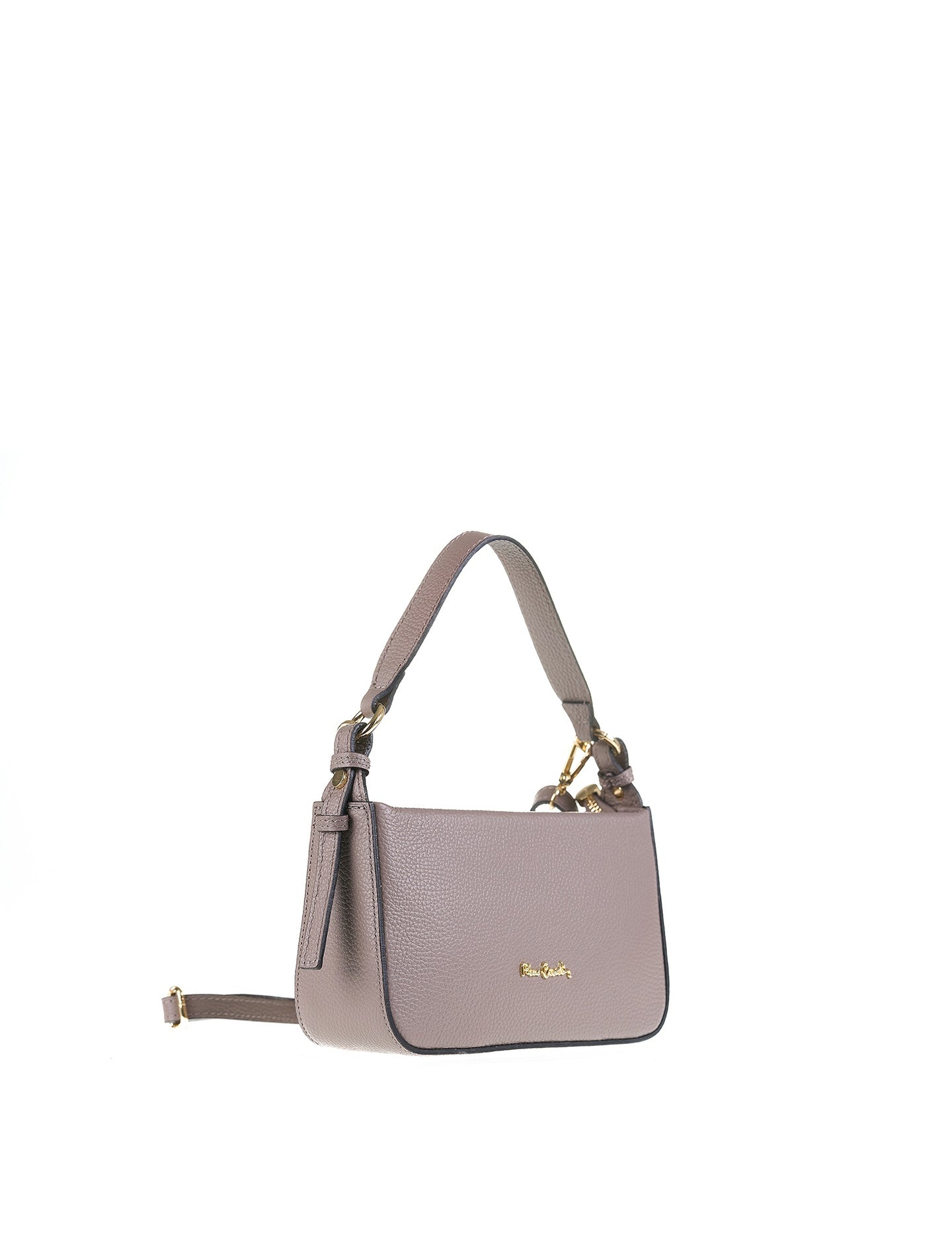 Borsa a Spalla in Vera Pelle Taupe