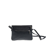 Borsa a Tracolla in Vera Pelle Nero