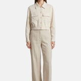Vestito in Viscosa Beige