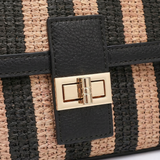 Borsa a Tracolla in Poliestere Marrone
