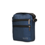 Borsa a Tracolla in 100% Pu Vegan Leather Blu