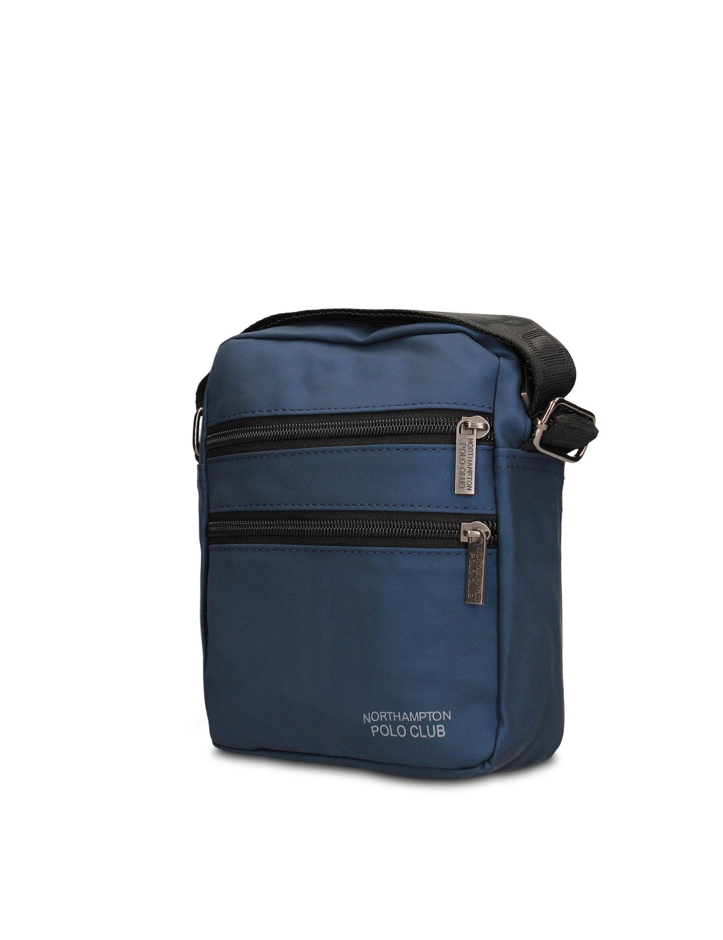 Borsa a Tracolla in 100% Pu Vegan Leather Blu