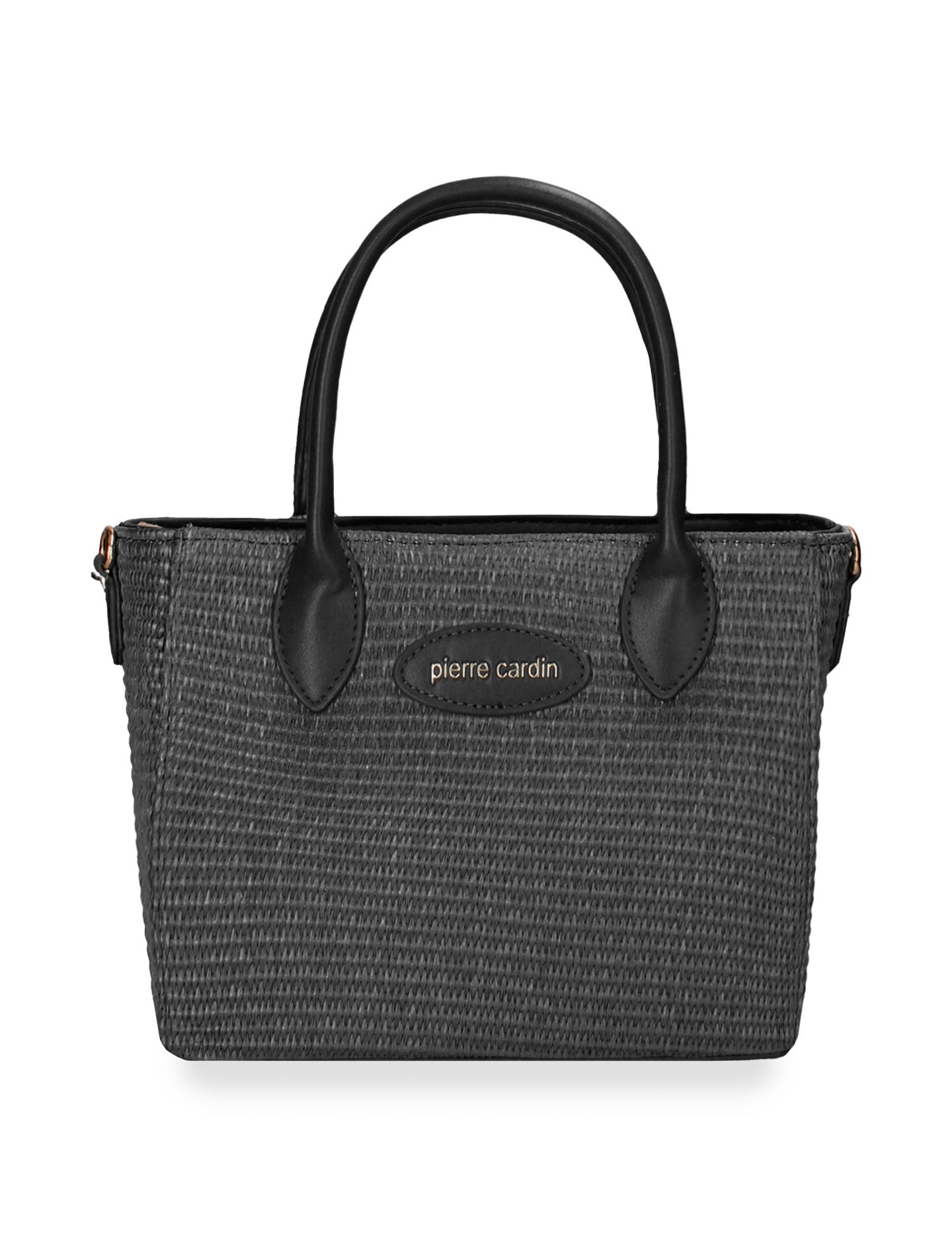 Borsa a Mano in Pelle Vegana Nero Pierre Cardin