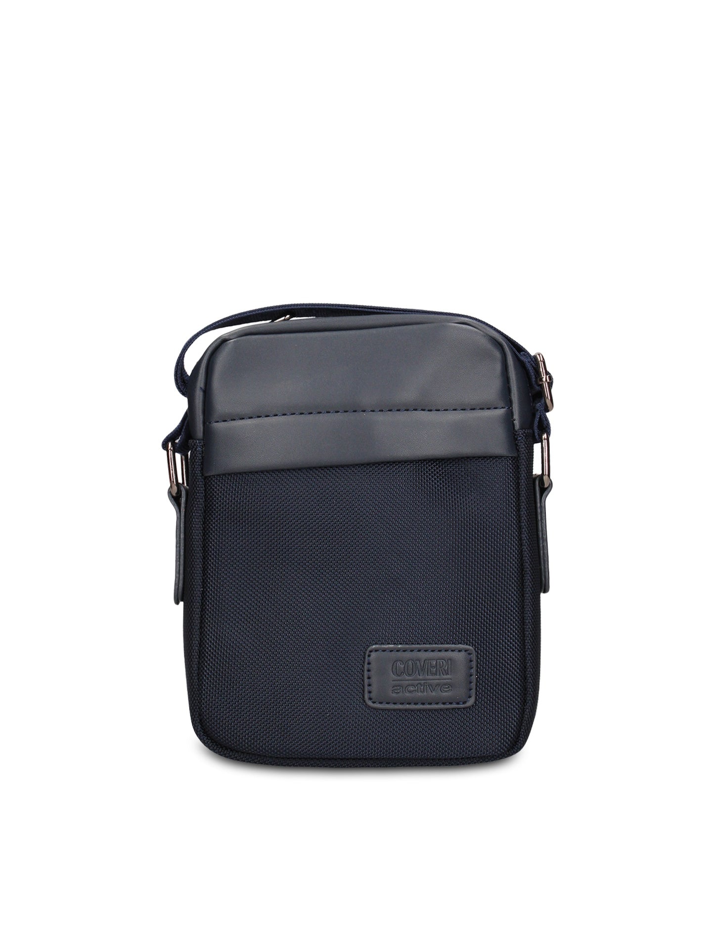 Borsa a Tracolla in 100% Pu Vegan Leather Blu