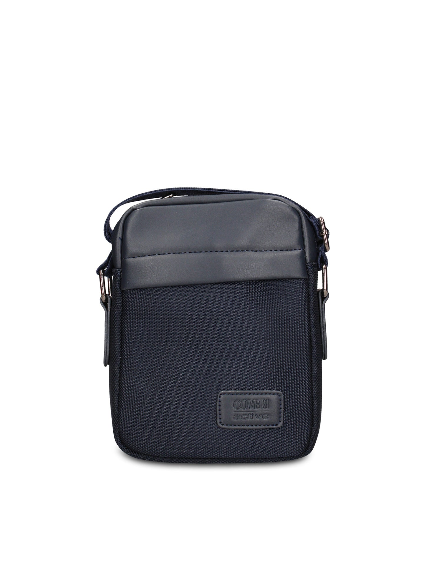 Borsa a Tracolla in 100% Pu Vegan Leather Blu