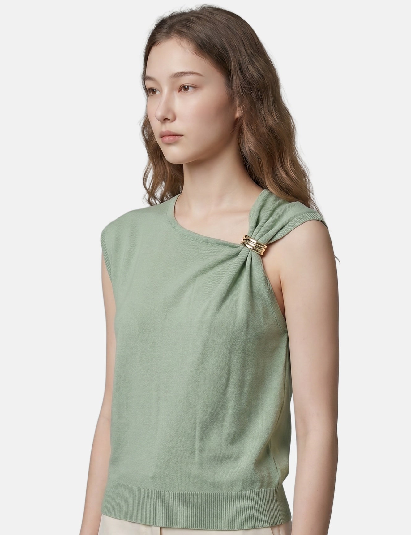 Vestito in Viscosa Verde