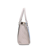 Borsa a Mano in Pelle Vegana Blu