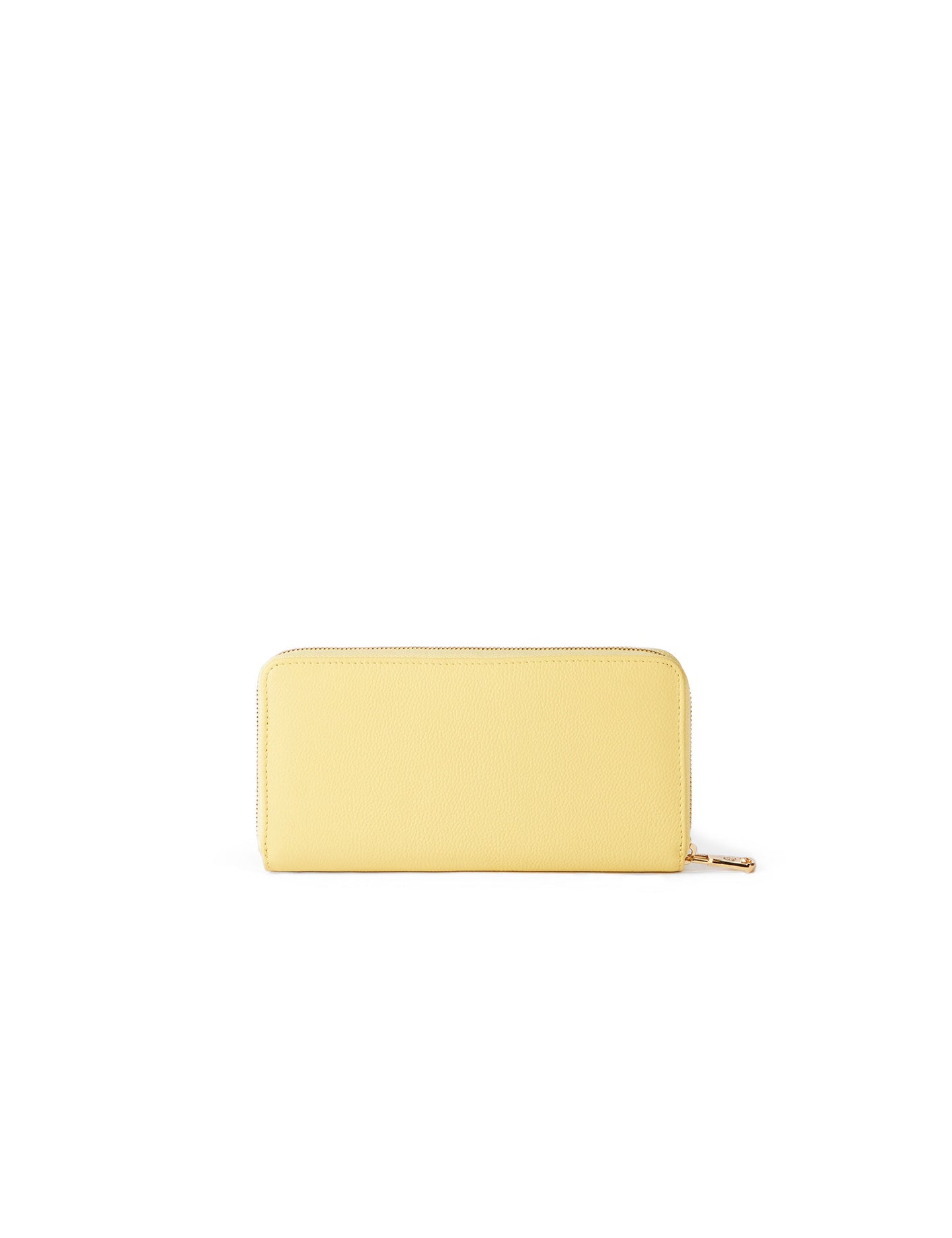 Portafoglio Donna in Vera Pelle Giallo