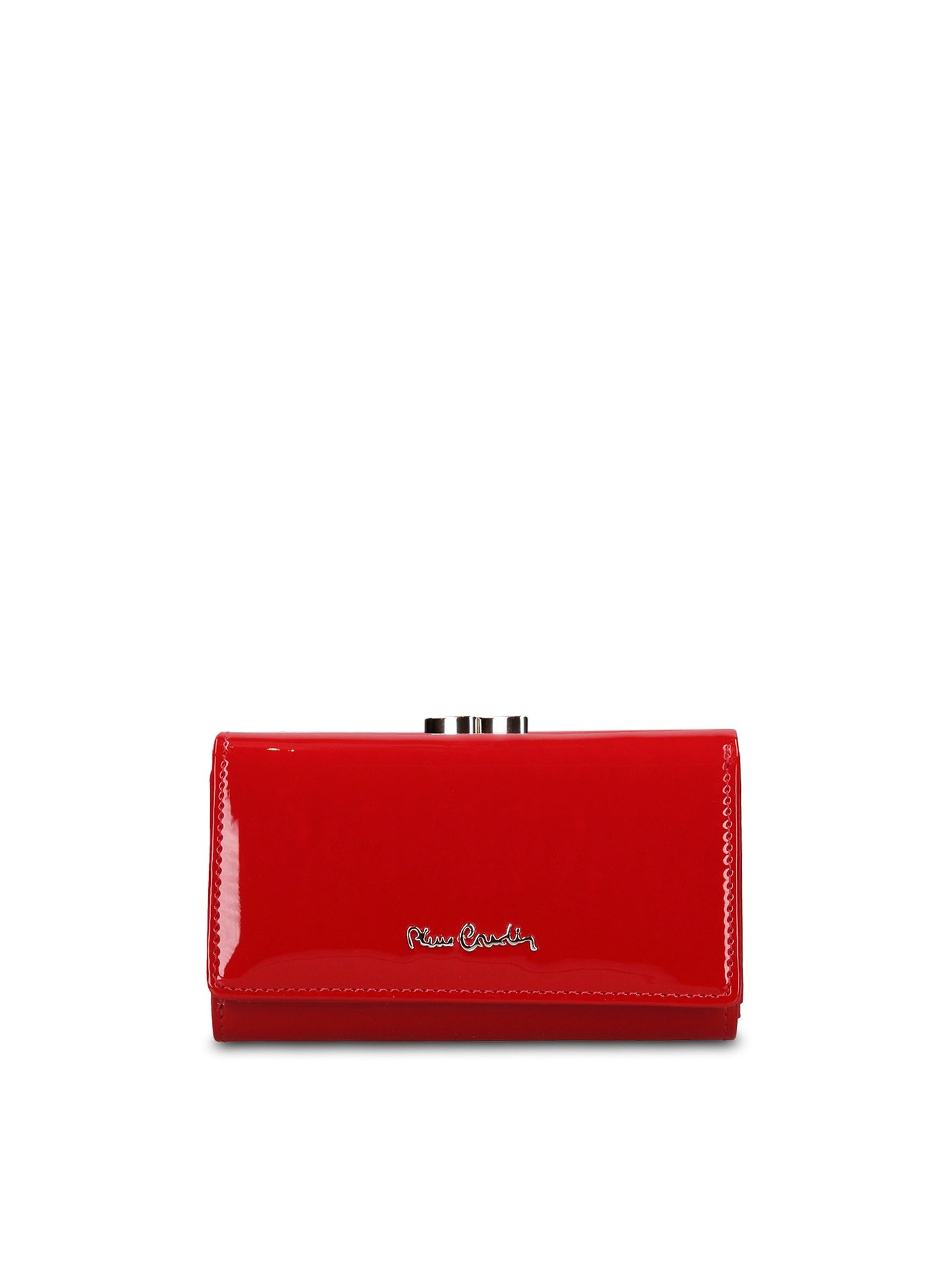 Portafoglio in Vera Pelle Rosso Pierre Cardin