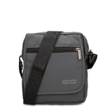 Borsa a Tracolla in 100% Pu Vegan Leather Grigio
