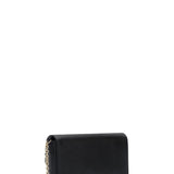 Borsa a Tracolla in Palmellato Leather Nero