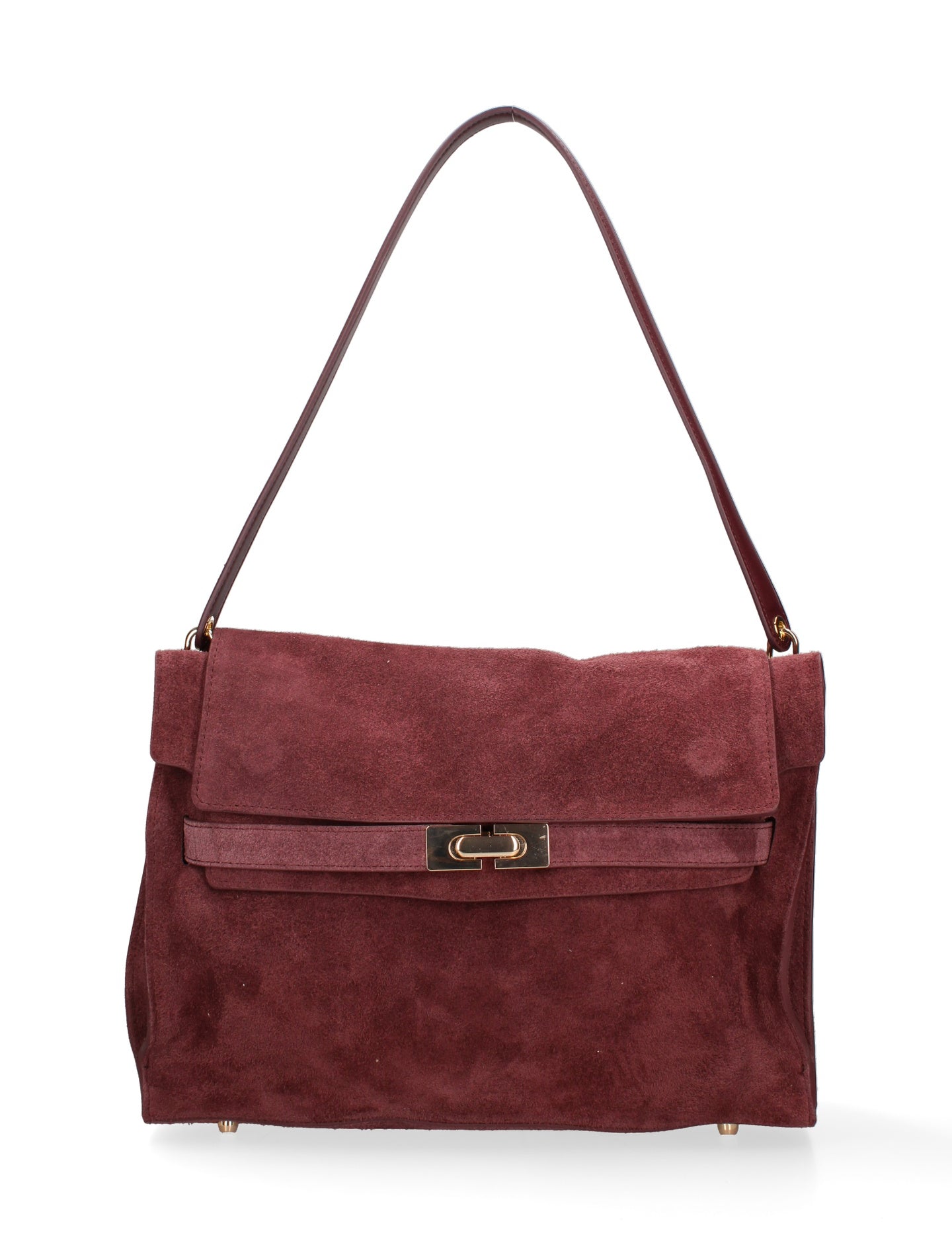 Borsa a Mano in Vera Pelle Bordeaux Chiara Ferretti