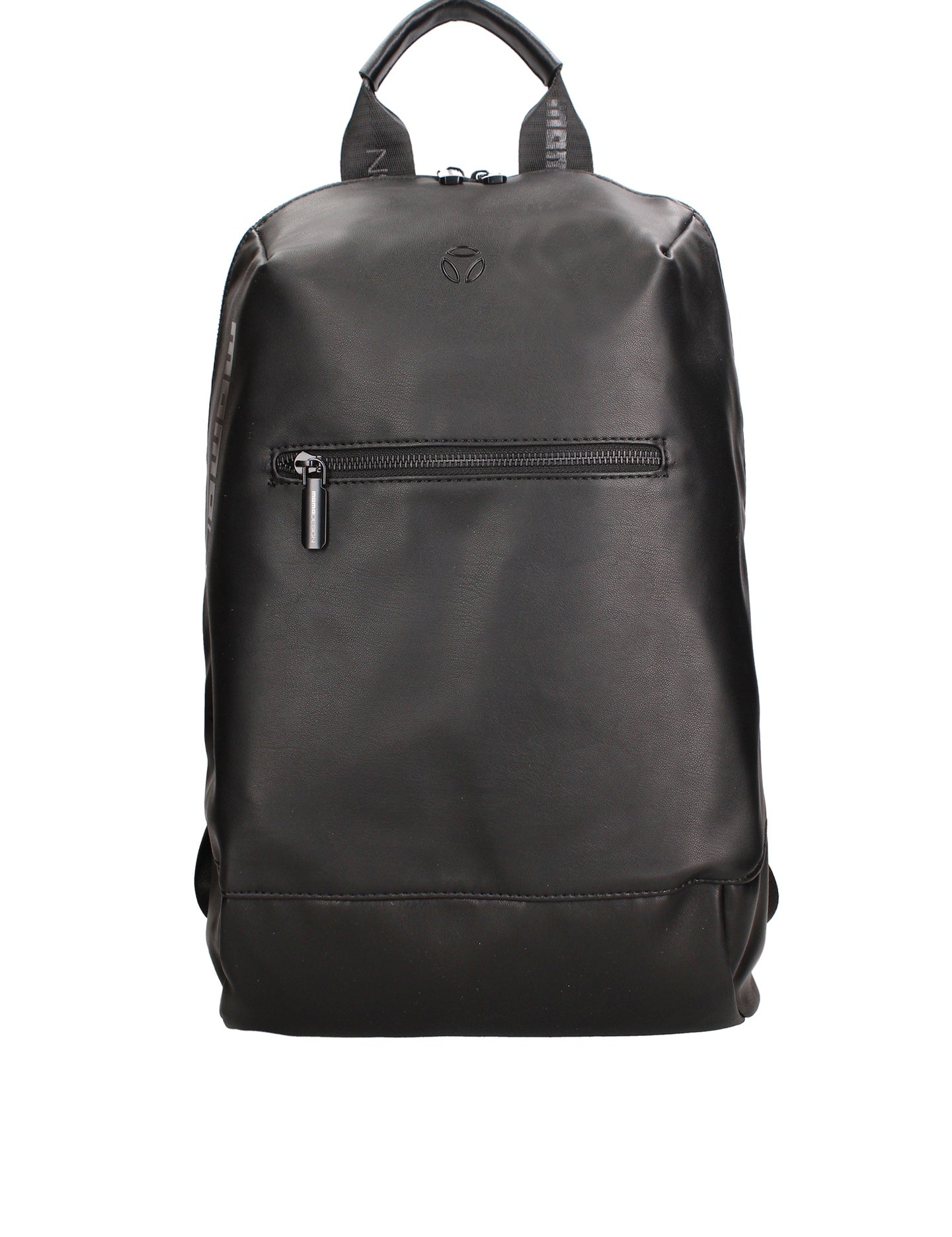 Zaino in Polyurethane Nero