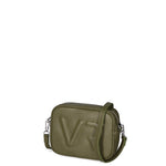 Borsa a Tracolla in Dollaro Leather Verde
