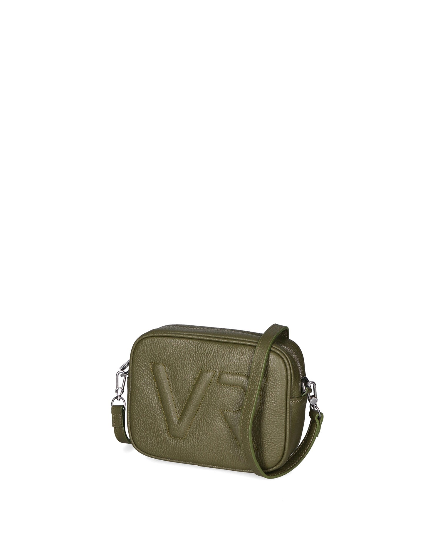 Borsa a Tracolla in Dollaro Leather Verde