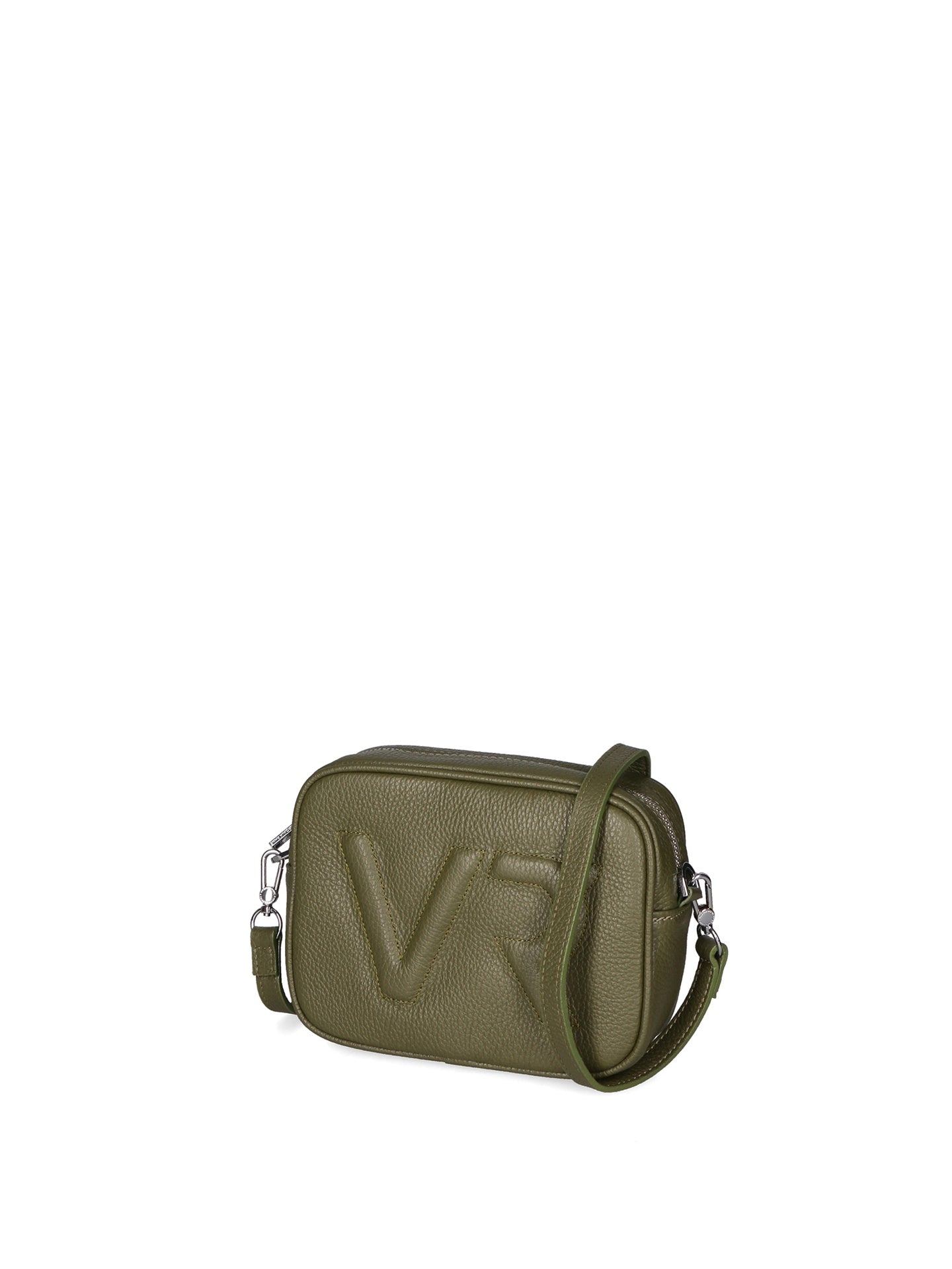 Borsa a Tracolla in Dollaro Leather Verde