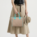 Borsa a Tracolla in Poliestere Azzurro Kassandra