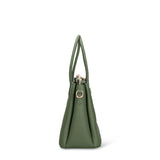 Borsa a Mano in Pelle Vegana Verde