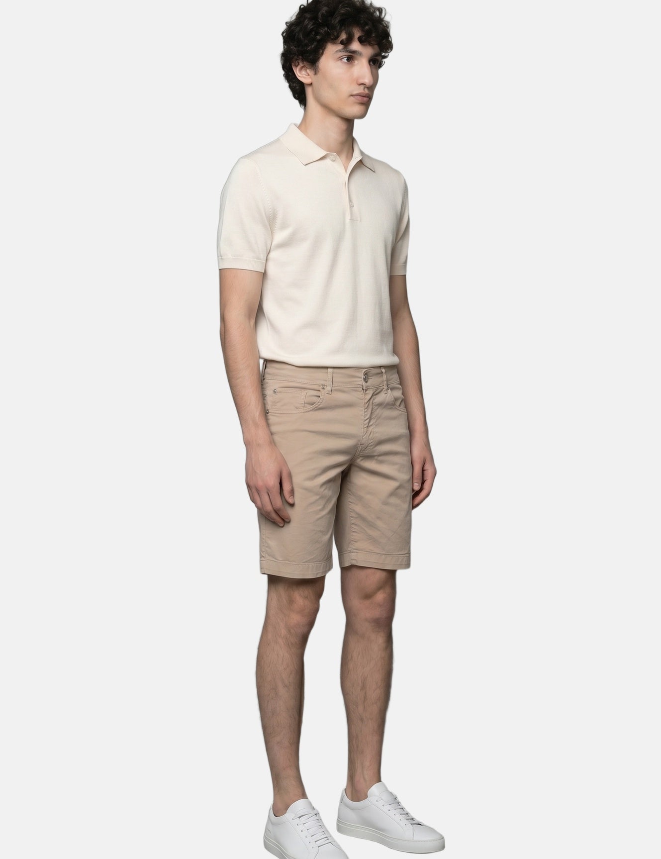 Jeans in Cotone Beige
