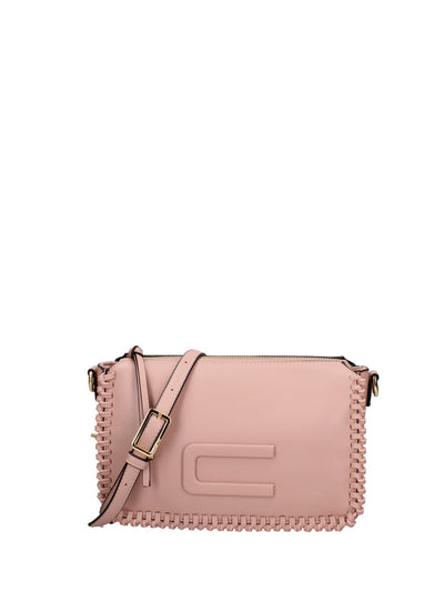 Borsa a tracolla in Pelle Vegana Nude