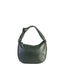 Borsa a Spalla in Vera Pelle Verde Scuro Pierre Cardin