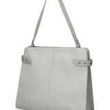 Borsa a Spalla in Pelle Vegana Grigio