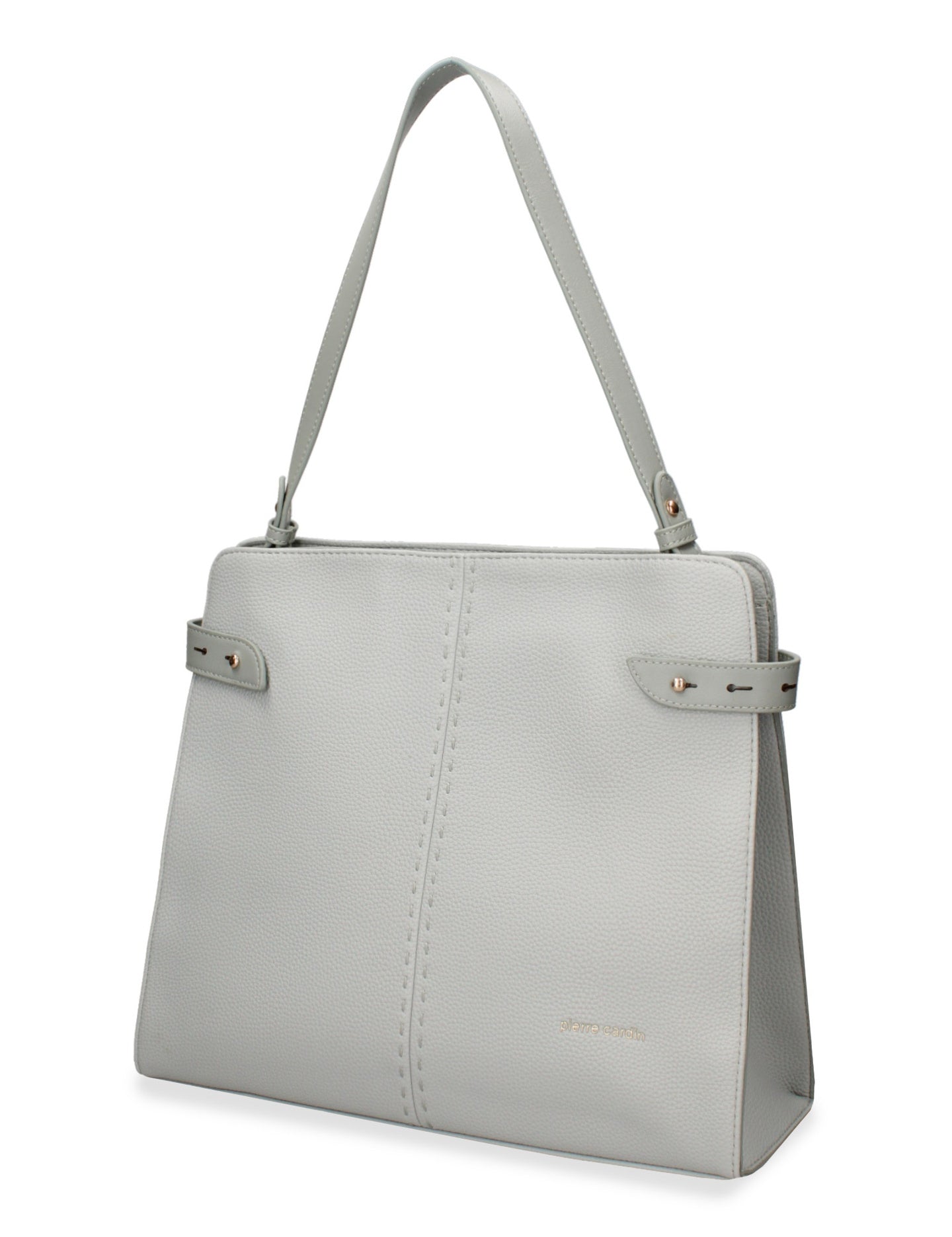 Borsa a Spalla in Pelle Vegana Grigio