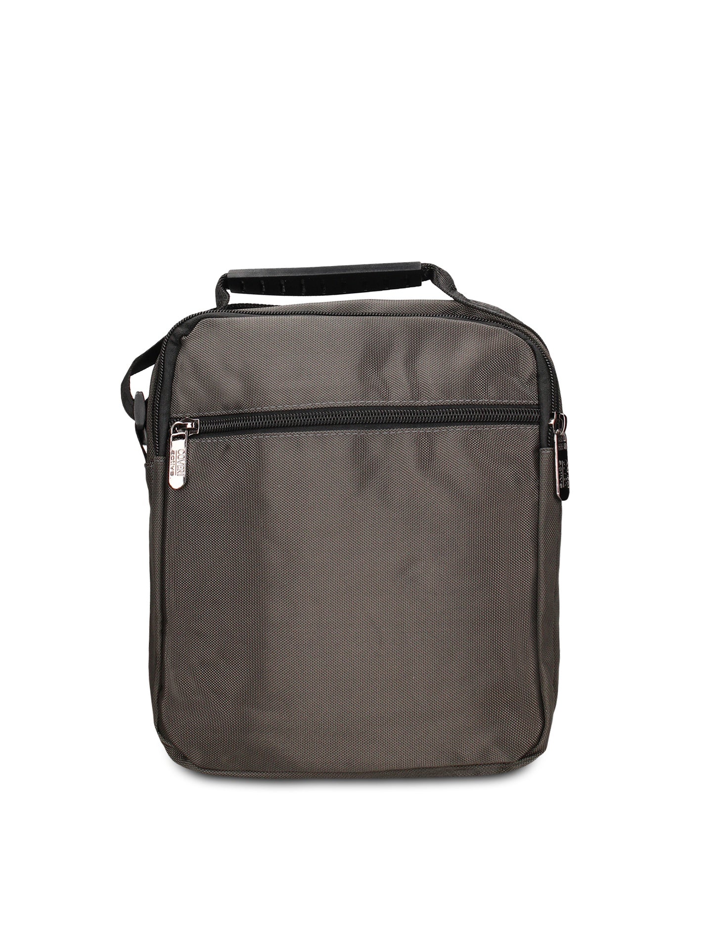 Borsa a Tracolla in 100% Pu Vegan Leather Grigio