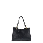 Borsa a Spalla in Vera Pelle Nero Pierre Cardin