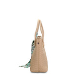 Borsa a Mano in Pelle Vegana Taupe