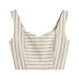 Vestito in Cotone Taupe