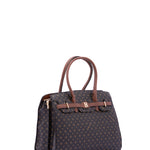 Borsa a Mano in Pelle Vegana Nero
