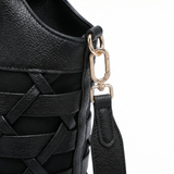 Borsa a Mano in Polyurethane Nero