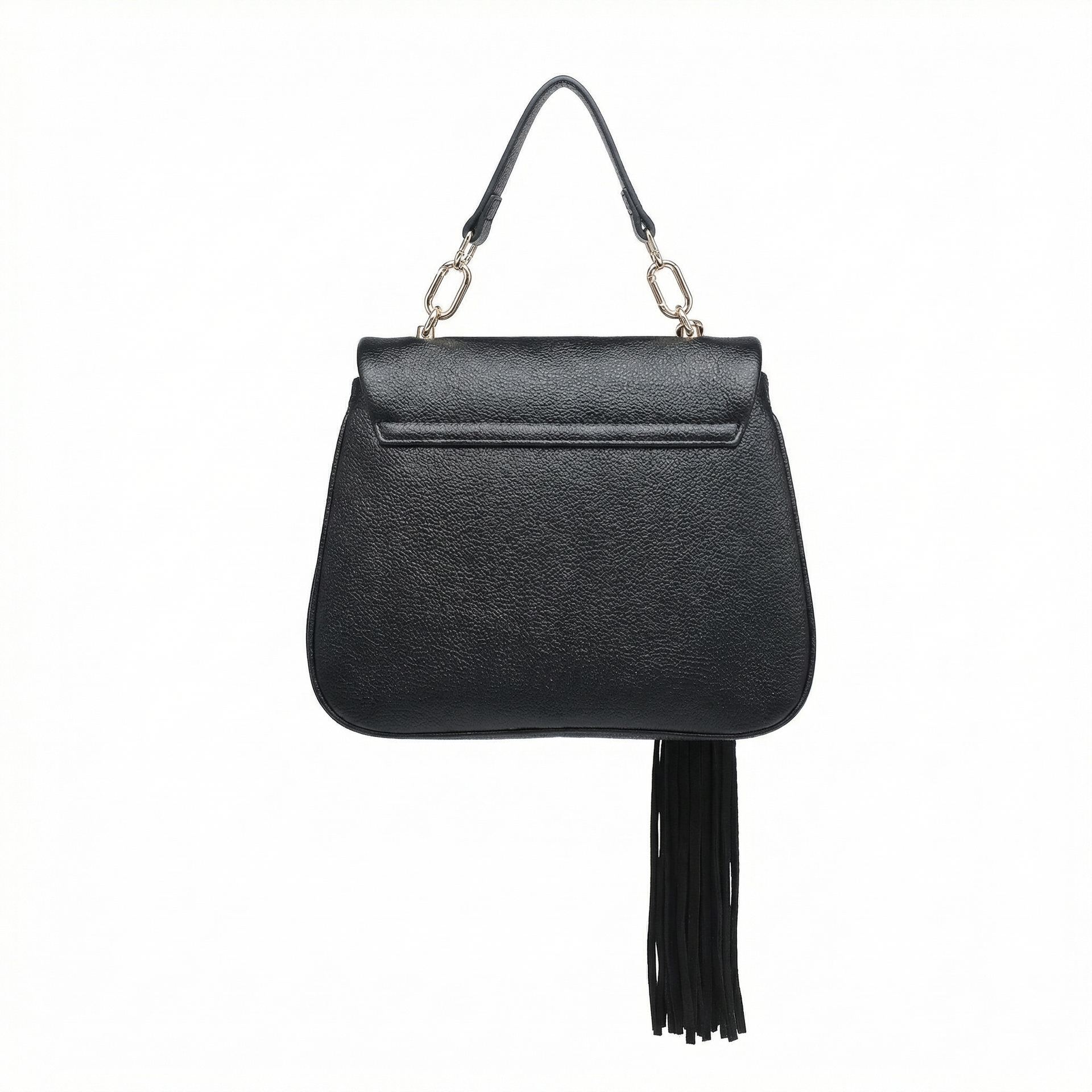 Borsa a Mano in Polyurethane Nero